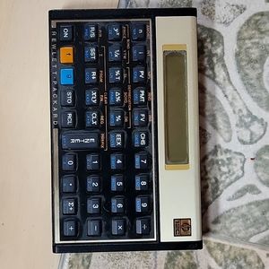 1982 Hewlett Packard 12c calculator
